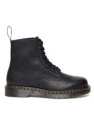 Dr. Martens Skórzane botki w kolorze czarnym rozmiar: 38. Czarne botki Dr. Martens, bez wzorów, bez obcasa, bez zapięcia. Za 702.81 zł.