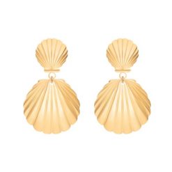 Kolczyki Venus 3,4 cm pozłacane. Kolczyki Lilou, z perłą, pozłacane. Za 229.00 zł.