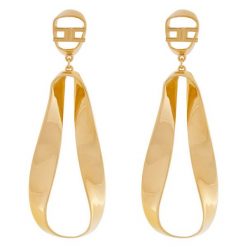 Kolczyki Elisabetta Franchi. Żółte kolczyki Elisabetta Franchi, złote. Za 1,039.00 zł.