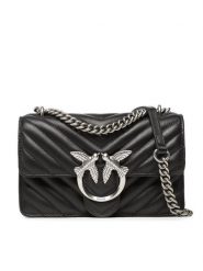 Pinko Torebka Love One Mini Dc PE 23 PLTT 100074 A0GK Czarny. Czarne listonoszki Pinko, bez wzorów, ze skóry, bez dodatków. Za 1,059.00 zł.