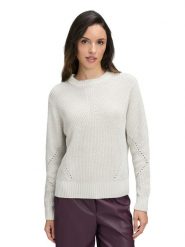 BETTY & CO Sweter w kolorze kremowym rozmiar: 44. Brązowe swetry Betty & Co, bez wzorów, bez ramiączek. Za 159.95 zł.