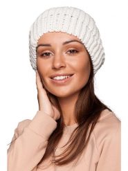 Be Wear Czapka w kolorze kremowym rozmiar: onesize. Brązowe czapki Be Wear, bez wzorów, z materiału. Za 70.45 zł.