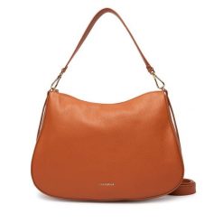 Torebka Coccinelle. Brązowe torebki klasyczne Coccinelle, bez wzorów, bez dodatków. Za 1,399.00 zł.