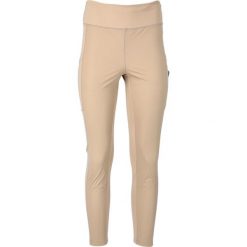 Damskie legginsy Endurance Janney. Brązowe legginsy ENDURANCE, s, bez wzorów, z materiału, z podwyższonym stanem. Za 312.50 zł.
