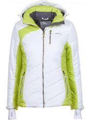 Peak Mountain Kurtka narciarska w kolorze białym rozmiar: M. Białe kurtki narciarskie Peak Mountain, m, bez wzorów, z materiału, bez kaptura, narciarskie. Za 327.87 zł.