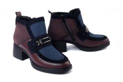 MACIEJKA A6747-23/00-8 bordo, botki damskie. Czerwone botki Maciejka, bez wzorów, z polaru, bez obcasa, na obcasie, bez zapięcia. Za 354.90 zł.