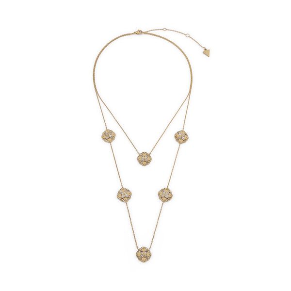 Naszyjnik Guess. Żółte kolczyki Guess, złote. Za 709.99 zł.