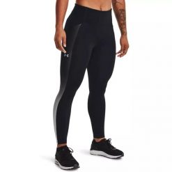 Legginsy damskie Under Armour SpeedPocket Ankle Tight. Czarne legginsy sportowe Under Armour, xs, bez wzorów, do biegania. Za 189.99 zł.