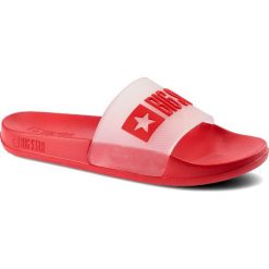 Czerwone Klapki Big Star Damskie Modne Buty. Czerwone klapki Big Star, bez wzorów, z bawełny, bez obcasa. Za 49.99 zł.