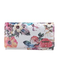 Duży portfel damski BajuBaj ze skóry licowej z biglem PD1602s120. Portfele bez wzorów, ze skóry. Za 180.00 zł.