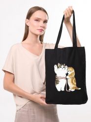 MORI Torebka w kolorze czarnym - 35 x 40 x 8 cm rozmiar: onesize. Czarne torby na ramię MORI, bez wzorów, z bawełny, na ramię, bez dodatków. Za 48.45 zł.