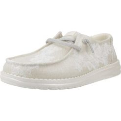 Buty HEY DUDE WENDY FLORAL Złoty. Żółte trekkingi Hey Dude, z tkaniny, trekkingowe. Za 263.99 zł.
