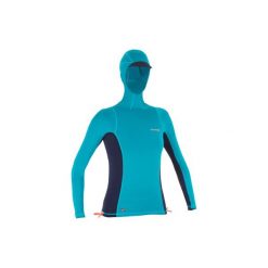 TOP UV surfing 500 damski. Niebieskie topy OLAIAN, m, bez wzorów, z elastanu, bez kołnierzyka, bez ramiączek. Za 69.99 zł.
