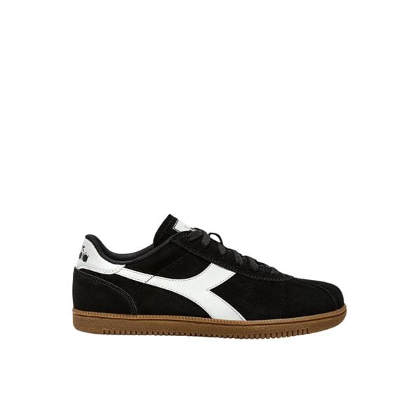Sneakersy Diadora Tokyo. Czarne obuwie sportowe Diadora, ze skóry, bez zapięcia. W wyprzedaży za 336.50 zł.