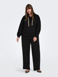 ONLY Bluza w kolorze czarnym rozmiar: L-50/52. Czarne bluzy Only, l, bez wzorów, z kapturem. Za 104.99 zł.