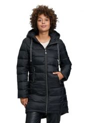 CARTOON Płaszcz pikowany w kolorze czarnym rozmiar: 40. Czarne płaszcze Cartoon, bez wzorów, bez kaptura. Za 201.08 zł.