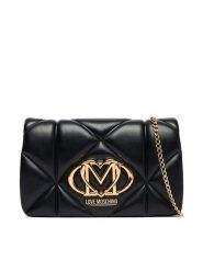 LOVE MOSCHINO Torebka JC4043PP0OLC0000 Czarny. Czarne torebki klasyczne Love Moschino, bez wzorów, ze skóry, bez dodatków. Za 789.99 zł.