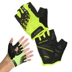 Rękawiczki rowerowe ATTABO Vito. Żółte rękawiczki ATTABO, bez wzorów, sportowe. Za 47.99 zł.