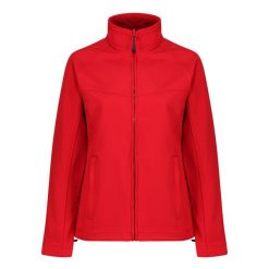 Damski Softshell Uproar. Czerwone kurtki sportowe Regatta, xs, bez wzorów, z softshellu, bez kaptura, trekkingowe. Za 161.99 zł.