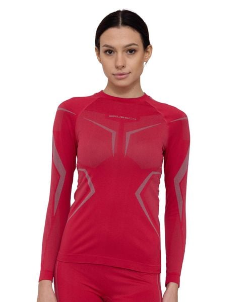 Bluza damska termoaktywna Brubeck DRY. Czerwone bluzy Brubeck, xl, bez wzorów, z dzianiny, bez kaptura. Za 159.99 zł.