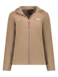 Geographical Norway Kurtka polarowa "Tugood" w kolorze szarobrązowym rozmiar: L. Brązowe swetry Geographical Norway, l, bez wzorów, z polaru, bez ramiączek. Za 100.99 zł.