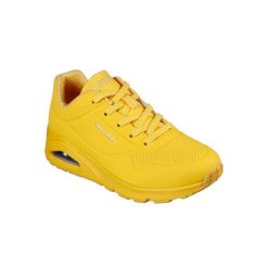 Buty sportowe Sneakersy damskie, Uno-Stand on Air. Żółte obuwie sportowe Skechers, bez zapięcia, trekkingowe. Za 349.99 zł.