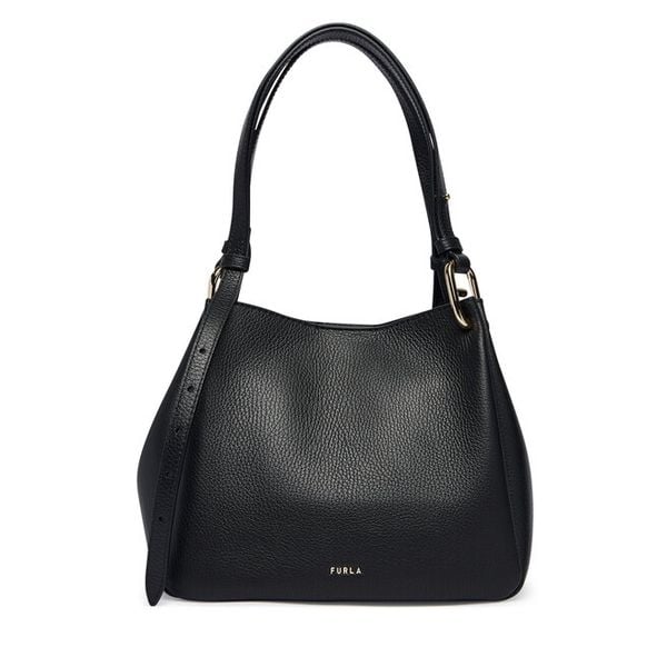 Torebka Furla. Czarne torebki klasyczne Furla, bez wzorów, bez dodatków. Za 1,709.00 zł.