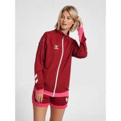 Bluza do piłki ręcznej damska Hummel hml LEAD poly zapinana na zamek. Czerwone bluzy Hummel, m, bez wzorów, bez kaptura. W wyprzedaży za 162.00 zł.