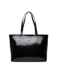 Tommy Jeans Torebka Tjw Must Tote AW0AW18069 Czarny. Czarne torebki klasyczne Tommy Jeans, bez wzorów, z jeansu, bez dodatków. Za 409.99 zł.