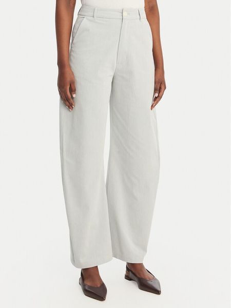 Eleh Spodnie materiałowe SS260146 Błękitny Regular Fit. Niebieskie spodnie materiałowe Eleh, bez wzorów, z materiału. Za 309.99 zł.