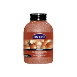 On Line Sól do kąpieli pieniąca Olejek Arganowy 600g. Płyny do kąpieli On Line. Za 8.20 zł.