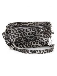 Anna Morellini Skórzana saszetka "Nunziatina" w kolorze szaro-czarnym - 25 x 14 x 1 cm rozmiar: onesize. Czarne torby na ramię Anna Morellini, bez wzorów, z materiału, sportowe, przez ramię, bez dodatków. Za 173.99 zł.