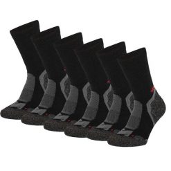 Skarpety turystyczne dla dorosłych Xtreme Wełna Merino, 6 szt. Czarne skarpety XTREME SOCKSWEAR, bez wzorów, z wełny. Za 203.99 zł.
