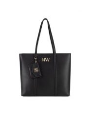 Nine West Torebka LX10047 Czarny. Czarne shopper Nine West, bez wzorów, z tworzywa sztucznego, bez dodatków. Za 299.99 zł.
