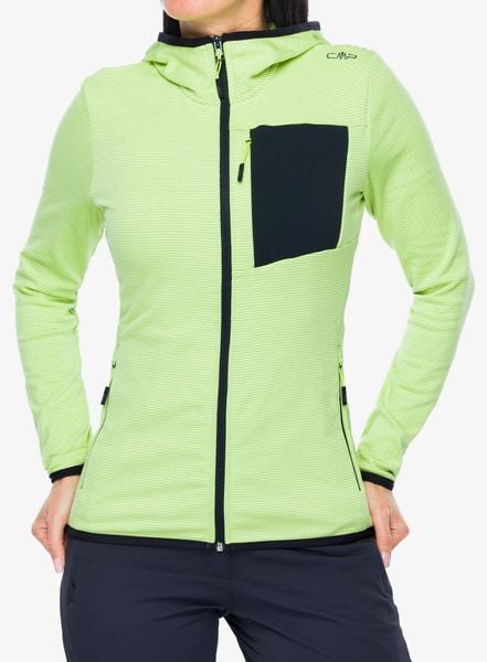 Bluza rozpinana damska CMP Solvixa. Zielone bluzy CMP, m, bez wzorów, z elastanu, bez kaptura. Za 274.99 zł.