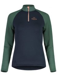 Maloja Bluza polarowa "NaspaeM" w kolorze granatowym rozmiar: M. Niebieskie bluzy Maloja, m, bez wzorów, z polaru, bez kaptura. Za 242.13 zł.