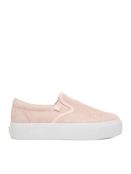 DC Shoes Tenisówki CEO-LEA-ZL-0010 Różowy. Czerwone trampki DC Shoes, bez wzorów, ze skóry, bez zapięcia. Za 112.99 zł.