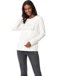 Heine Koszulka w kolorze białym rozmiar: 36. Białe bluzki Heine, bez wzorów, bez kołnierzyka, bez ramiączek. Za 43.99 zł.