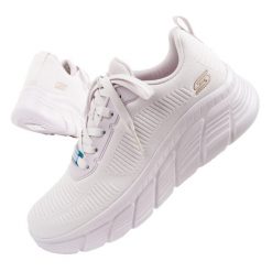 Buty sportowe sneakersy damskie Skechers Bobs B Flex. Fioletowe obuwie sportowe Skechers, bez zapięcia, trekkingowe, Skechers Sport. Za 259.00 zł.