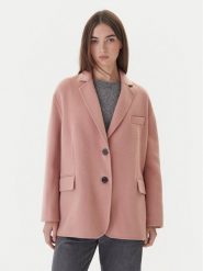 ViCOLO Płaszcz wełniany TF0005 Różowy Regular Fit. Czerwone płaszcze ViCOLO, m, bez wzorów, z syntetyku, bez kaptura. Za 909.99 zł.