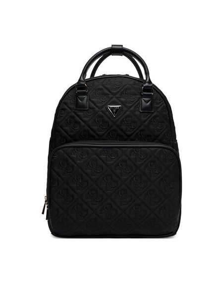 Guess Plecak Adelasia Travel TWNB96 58030 Czarny. Czarne plecaki Guess, z aplikacjami, z materiału. Za 799.99 zł.