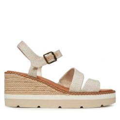 Sandały Toms. Sandały Toms, bez wzorów, bez obcasa, na koturnie, bez zapięcia. Za 309.99 zł.