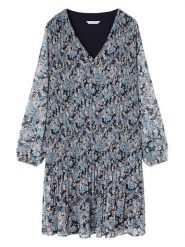 TATUUM Sukienka w kolorze czarno-błękitnym rozmiar: 44. Czarne sukienki Tatuum, bez wzorów, bez kołnierzyka, bez ramiączek, mini. Za 170.47 zł.