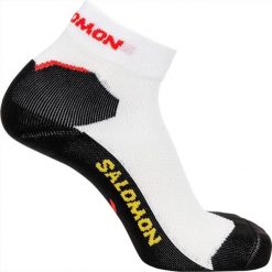 Skarpetki Salomon unisex Speedcross Ankle Dx+sx 1p Biały/czarny Biały. Białe skarpety Salomon, bez wzorów, z elastanu. Za 64.00 zł.
