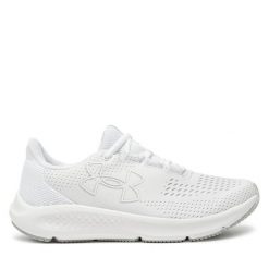 Buty do biegania Under Armour. Białe obuwie sportowe Under Armour, bez zapięcia, do biegania. Za 329.99 zł.