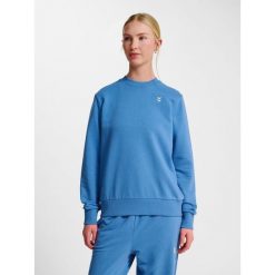 Damska bluza z okrągłym dekoltem Hummel Pulse. Niebieskie bluzy Hummel, na zimę, bez wzorów, bez kaptura. Za 187.00 zł.