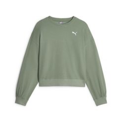 Bluza sportowa Puma Her. Zielone bluzy Puma, xl, bez wzorów, bez kaptura. Za 155.99 zł.
