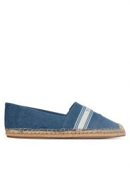 Tommy Hilfiger Espadryle Hilfiger Webbing Espadrille FW0FW09334 Niebieski. Niebieskie espadryle TOMMY HILFIGER, bez wzorów, z materiału, bez obcasa, bez zapięcia. Za 289.99 zł.