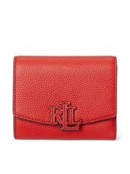 LAUREN RALPH LAUREN Mały Portfel Damski 432966782007 Czerwony. Czerwone portfele Lauren Ralph Lauren, bez wzorów, ze skóry. Za 589.99 zł.