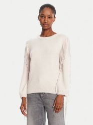Marella Sweter Falco 2525366281000 Beżowy Regular Fit. Brązowe swetry Marella, m, bez wzorów, z wiskozy, bez ramiączek. Za 819.99 zł.